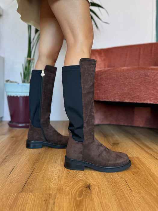 Stivale Mattioli Camoscio marrone