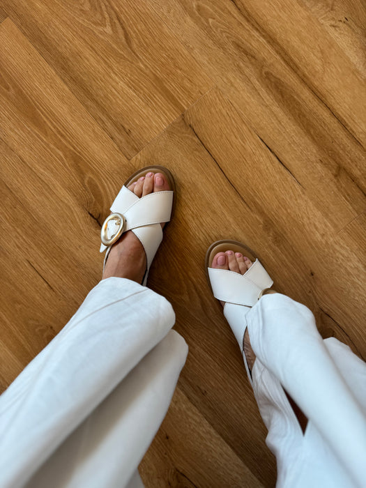 Sandaletto X fibbia BIANCO