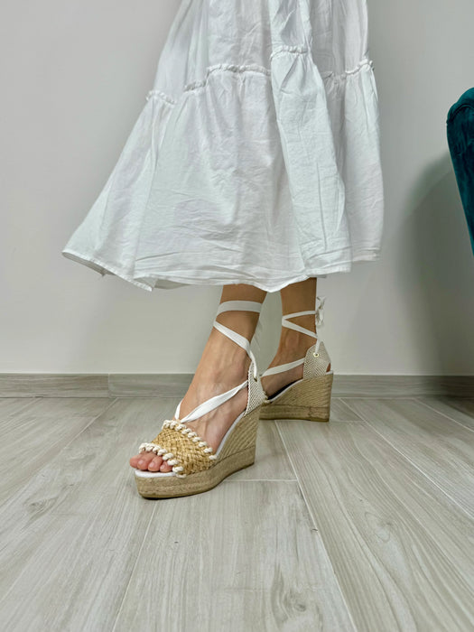 Zeppa in corda Vittoria bianca