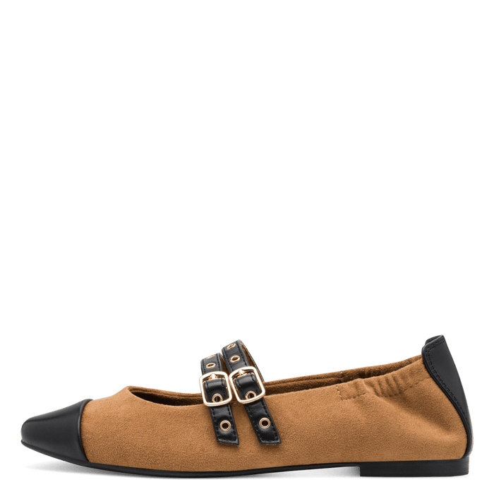 Ballerina camel nera Sofy