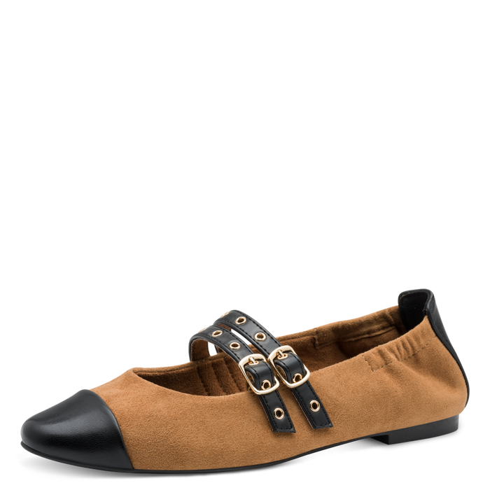 Ballerina camel nera Sofy