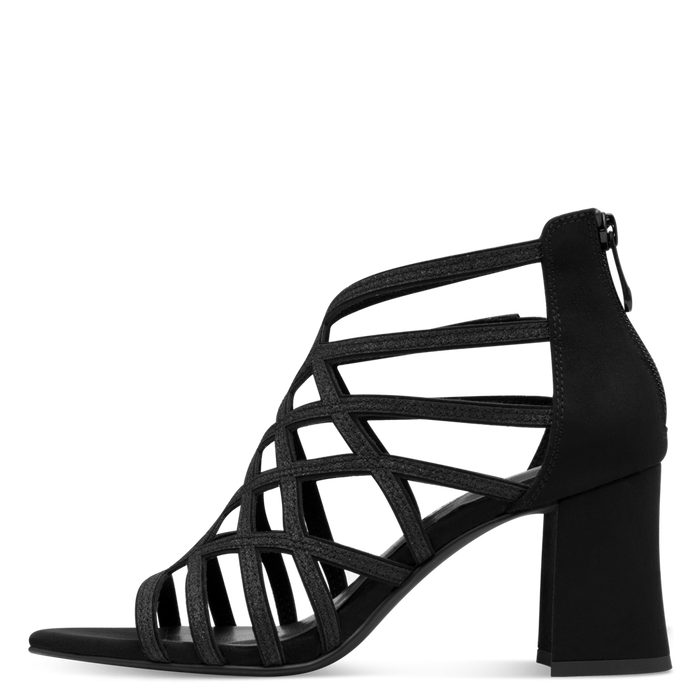 Sandalo intreccio Nero Jessy