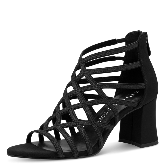 Sandalo intreccio Nero Jessy