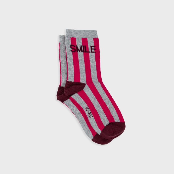 Calzini a righe in cotone pettinato Smile