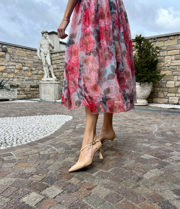 Decollètè semi aperta intrecciata nude 35-36