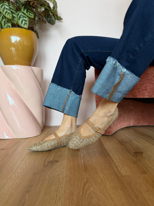 Ballerina Giusy cuoio