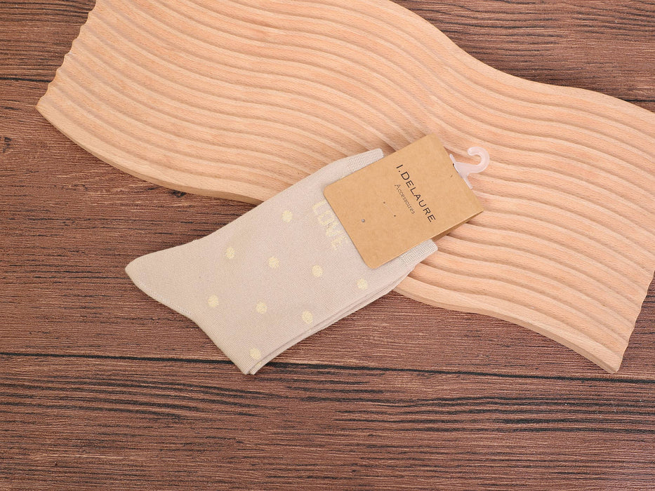 Calze da donna con pois e LOVE
