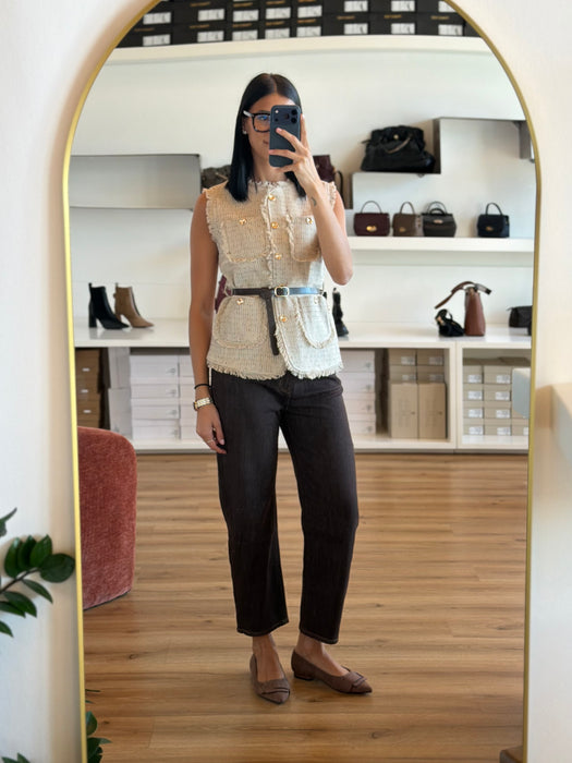Gilet tweed - 2 colori