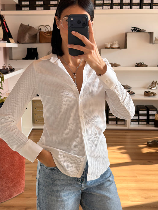 Camicia NO STIRO nido d'ape