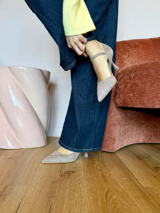 Decolletè tortora CRICRI