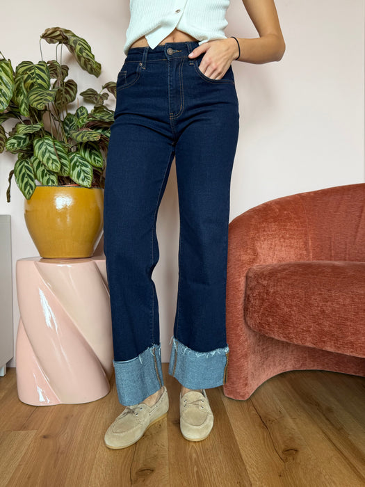 Jeans con risvolto VIVID