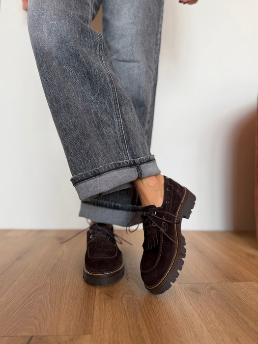 Mocassino barca scamosciato TDM