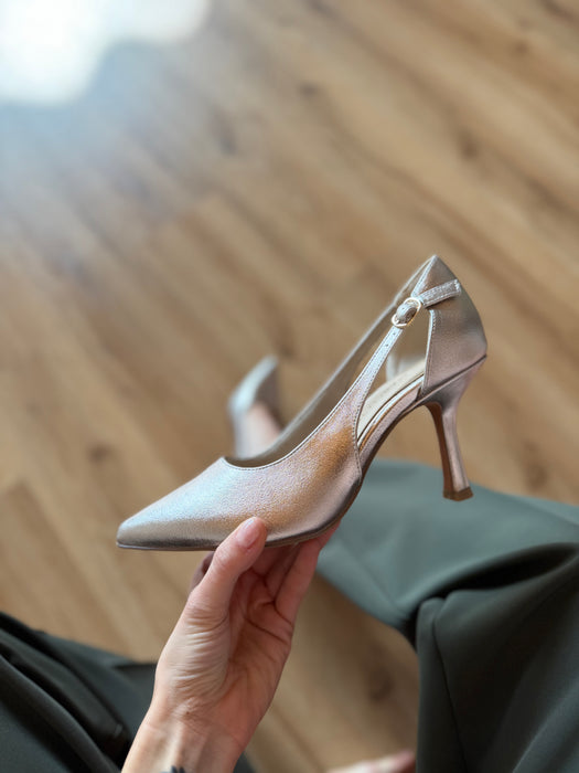 Decolletè Betty platino