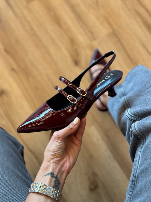 Slingback CHERRY