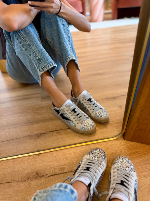 Sneakers fulmine ARGENTO
