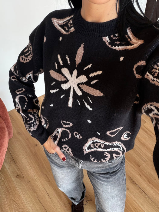 Maglione girocollo bandana - vari colori