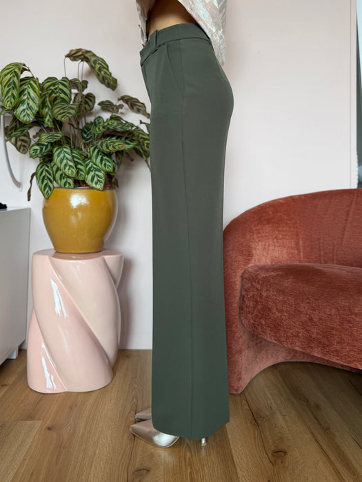 Pantalone morbido verde