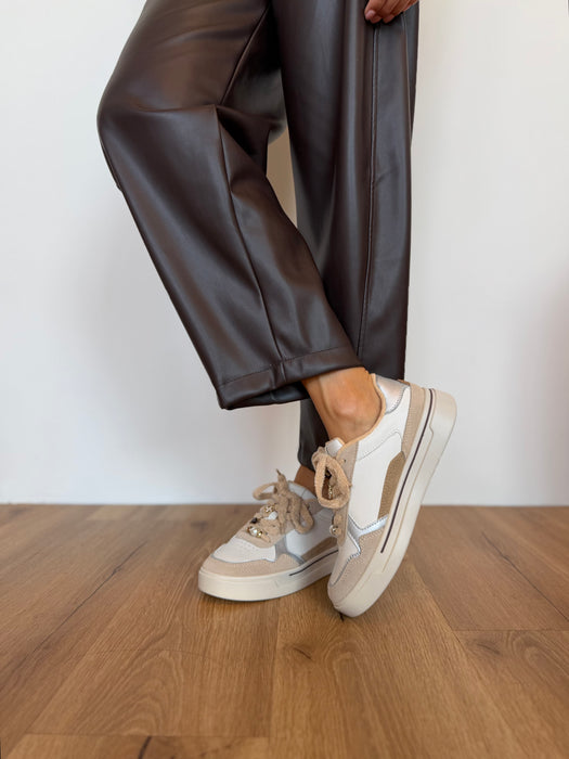 Sneakers BJ bianca/beige