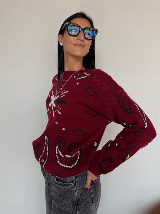 Maglione girocollo bandana - vari colori