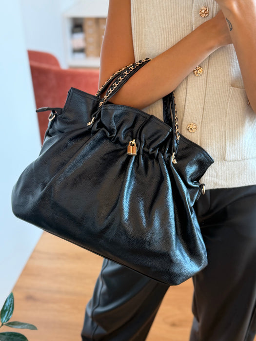 Borsa arricciata Frida - vari colori