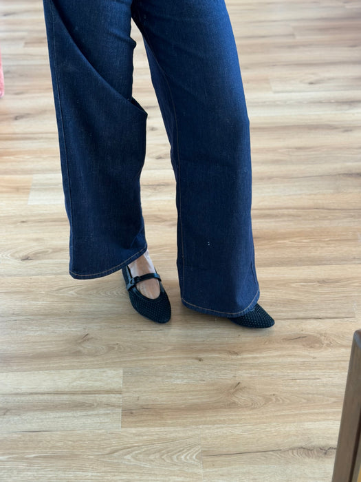 Ballerina strass nera