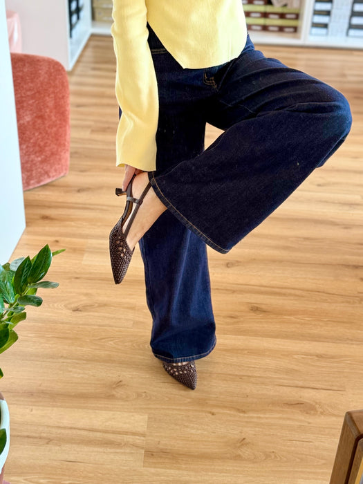 Slingback Tania Choco