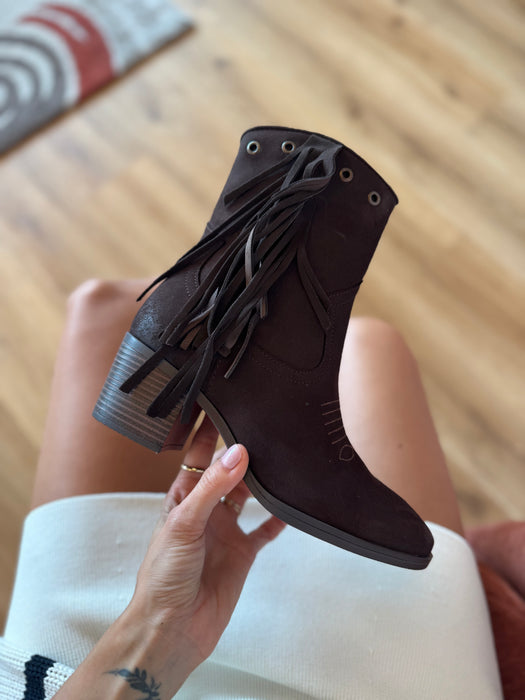 Stivaletto indianino Marrone frange