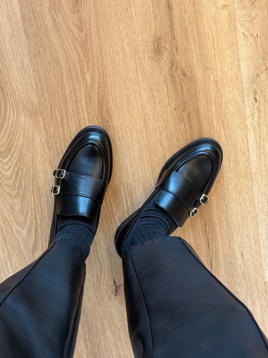 Mocassino doppia fibbia MT