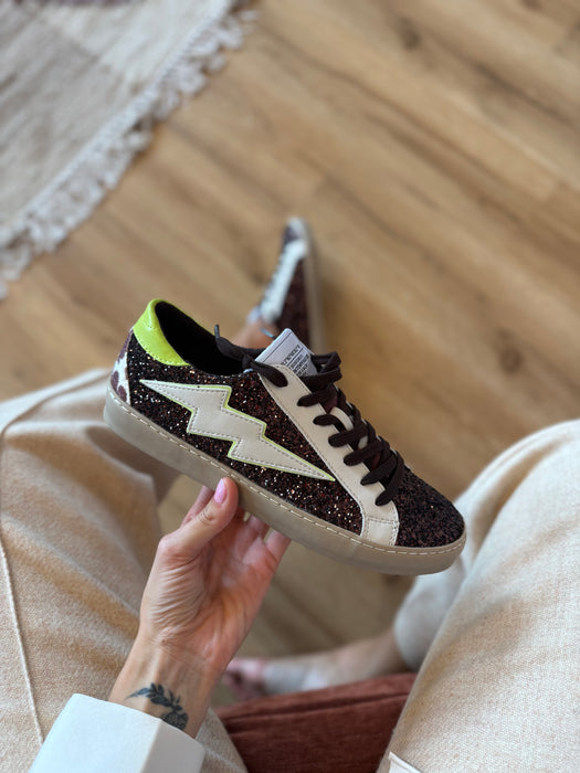 Sneakers glitter cafe fulmine