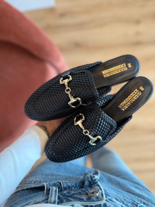 Mules intreccio NERO