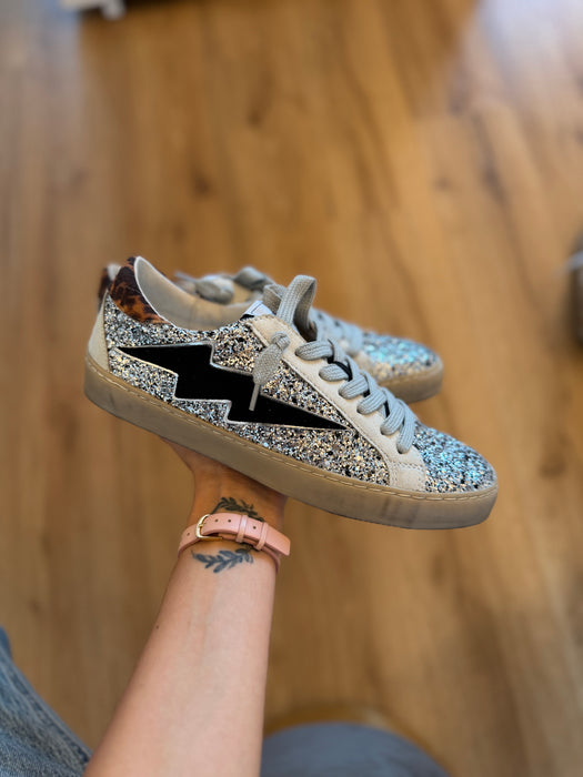Sneakers fulmine ARGENTO