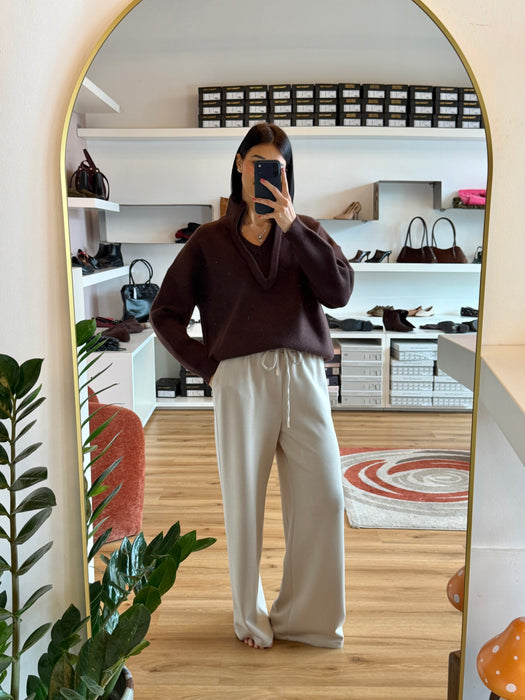 Maglione doppio collo - vari colori