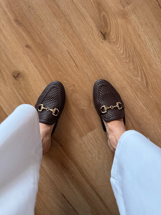 Mules intreccio CHOCO