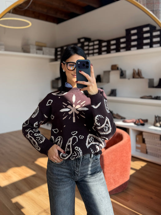 Maglione girocollo bandana - vari colori