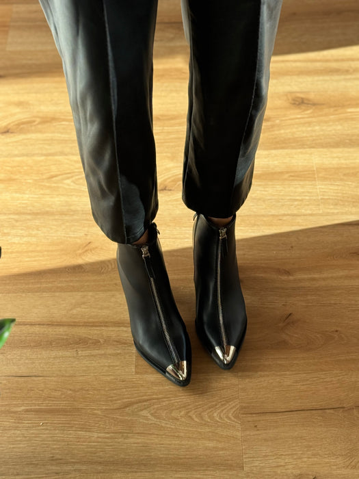 Tronchetto cerniera NERO