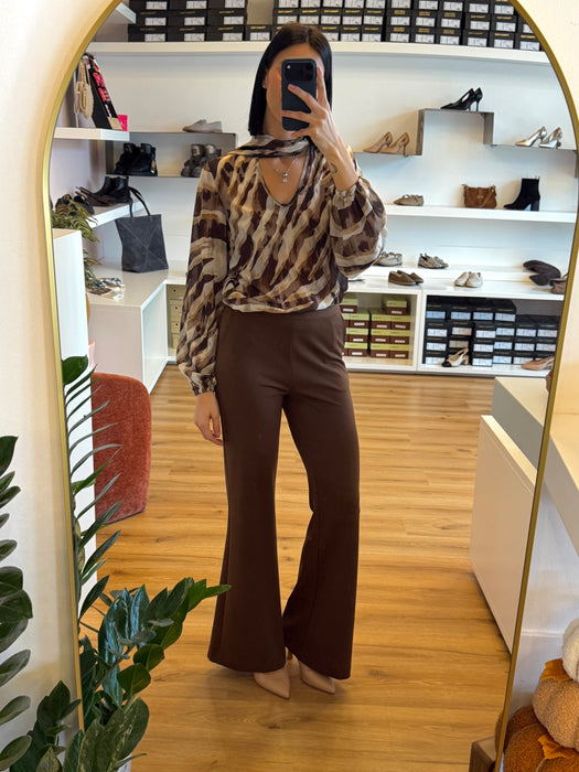 Camicetta fantasia Georgette