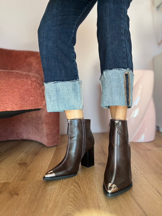 Tronchetto cerniera BROWN