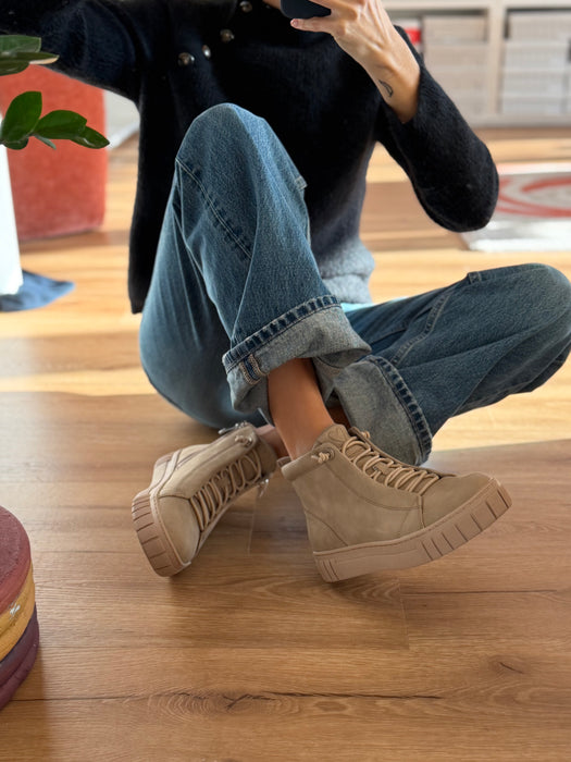 Sneakers stivaletto Taupe