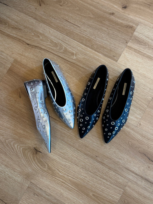 Ballerina occhielli NERA