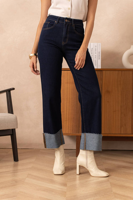Jeans con risvolto VIVID