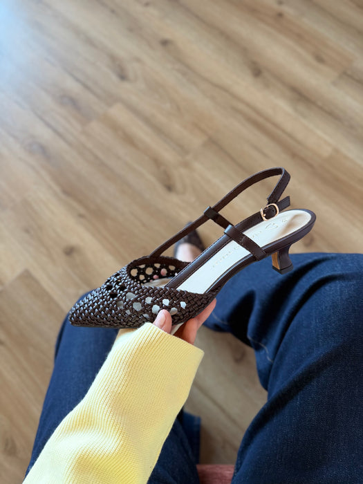 Slingback Tania Choco