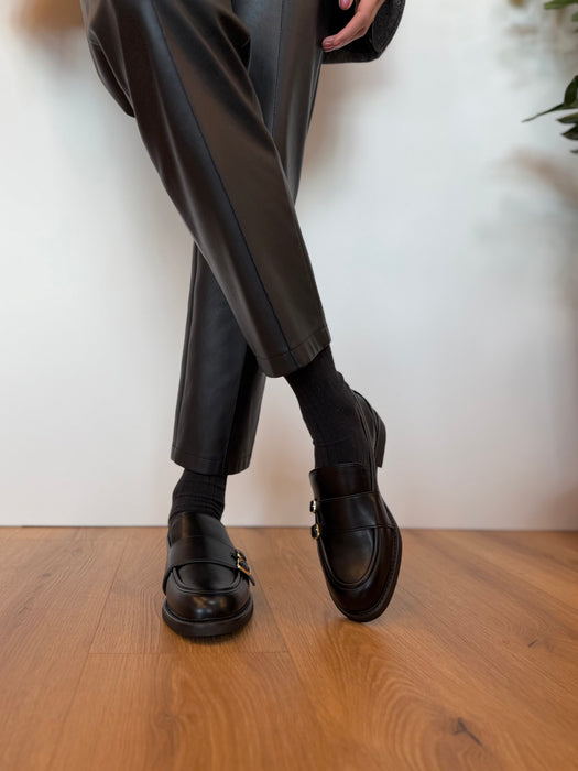 Mocassino doppia fibbia MT