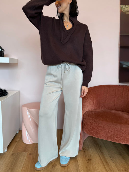 PANTALONI FLUIDI CON COULISSE - due colori