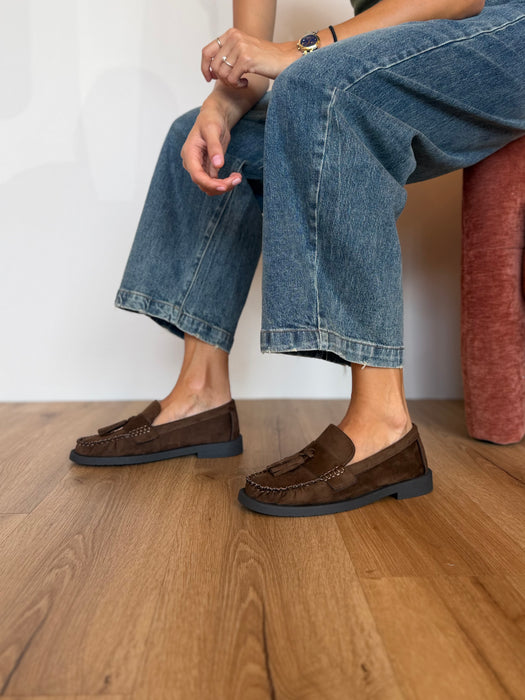 Mocassino – CR4451 camoscio marrone