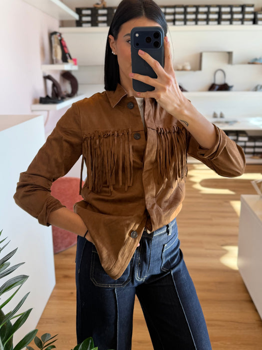 Camicia dainetto frange