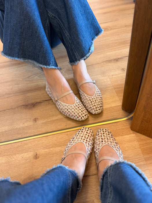 Ballerina intreccio RURU khaki