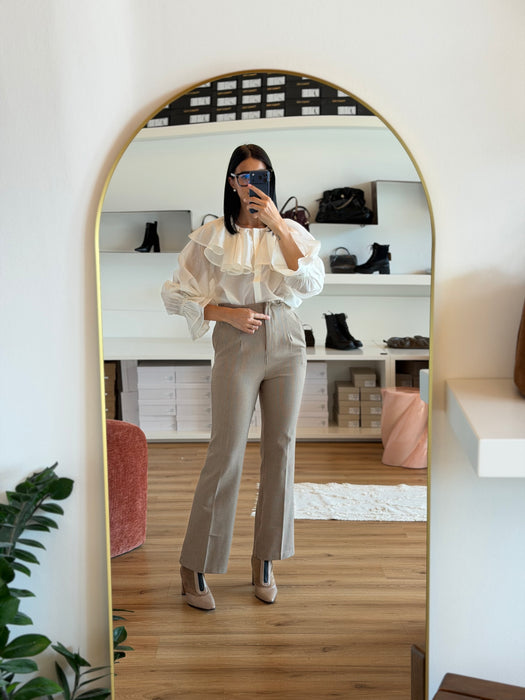 Camicia volant tencel
