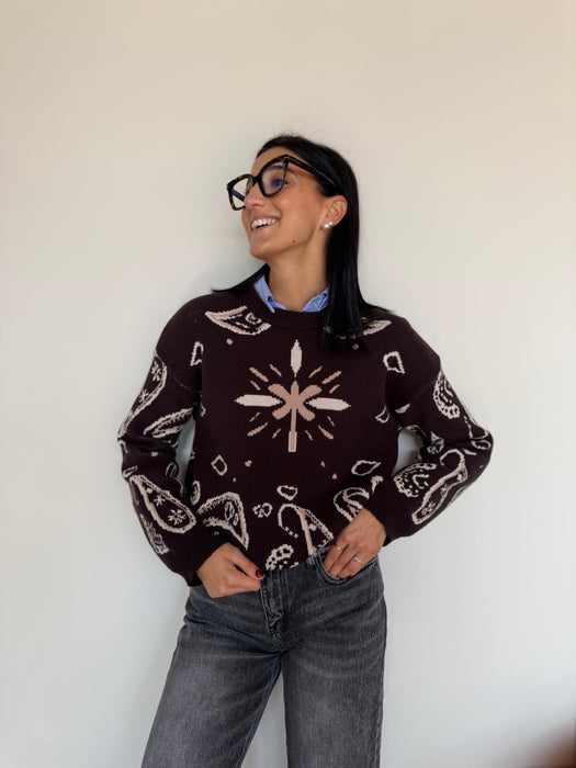 Maglione girocollo bandana - vari colori