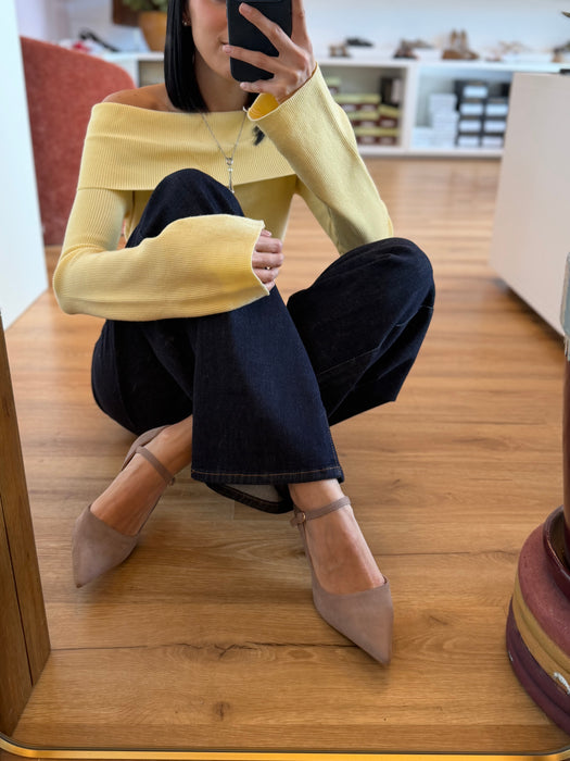 Decolletè tortora CRICRI