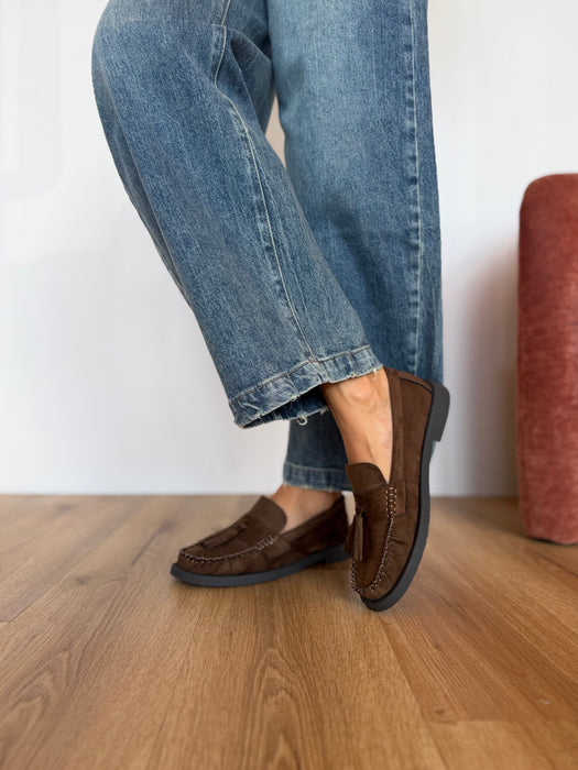 Mocassino – CR4451 camoscio marrone